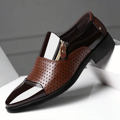 2025 New Arrival Men's Shoes Genuine Leather Men Trendy Casual Shoes Spring Breathable Shoes Business Formal Wear Leather Shoes Men's Shoes SHOWLU FASHION STORE