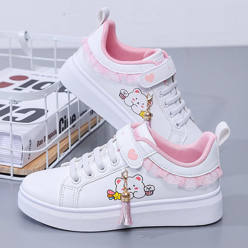 Easiest for Match Casual Spring and Autumn Leather Breathable White Shoes SHOWLU FASHION STORE