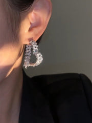 Light Extravagant Love Heart Women's Wheat Minimalist Fancy Earrings SHOWLU FASHION STORE