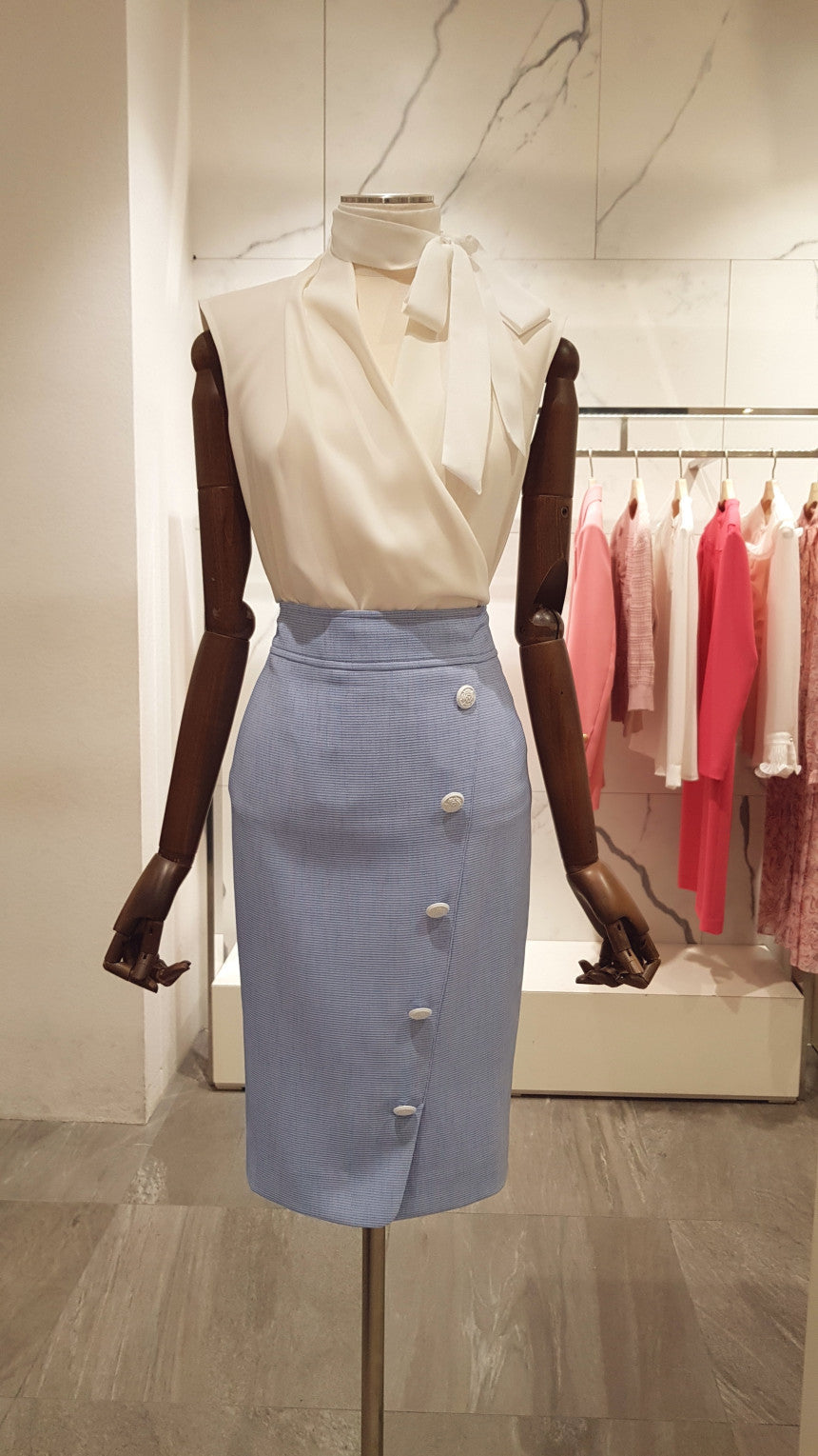 Women's Double-Breasted Slim-Fit Jacket for Spring Belt SHOWLU FASHION STORE