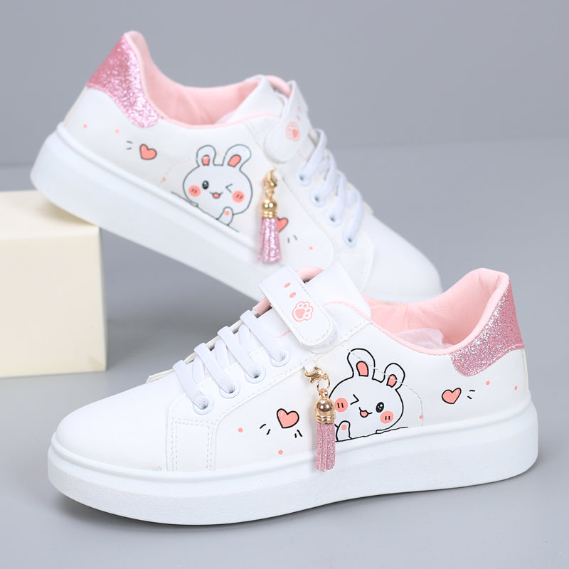 Easiest for Match Casual Spring and Autumn Leather Breathable White Shoes SHOWLU FASHION STORE