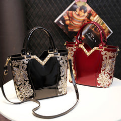 Minimalist All-Match Fashionable Elegant Noble Embroidered Shoulder Bag SHOWLU FASHION STORE
