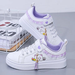 Easiest for Match Casual Spring and Autumn Leather Breathable White Shoes SHOWLU FASHION STORE