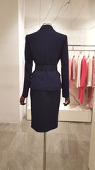 Women's Double-Breasted Slim-Fit Jacket for Spring Belt SHOWLU FASHION STORE