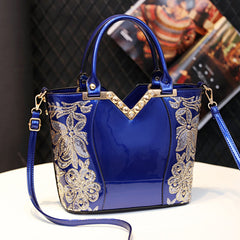 Minimalist All-Match Fashionable Elegant Noble Embroidered Shoulder Bag SHOWLU FASHION STORE