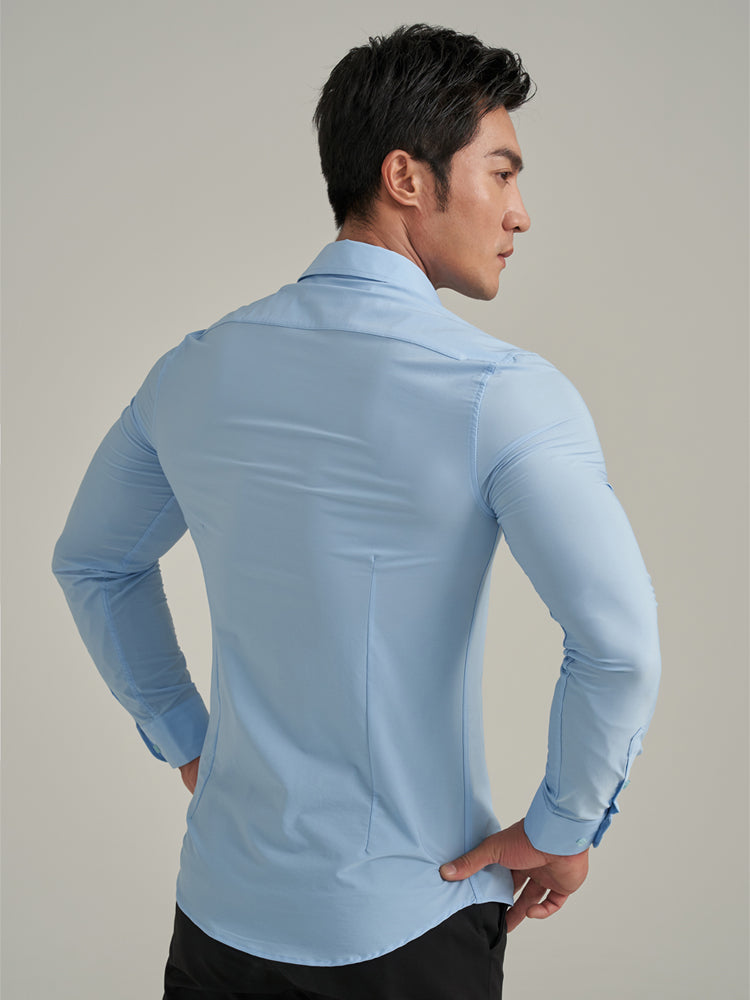 Muscle Men's Fitness Fashion Quick-Drying Breathable Long Sleeves Shirt SHOWLU FASHION STORE