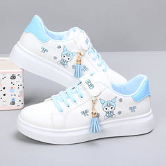 Easiest for Match Casual Spring and Autumn Leather Breathable White Shoes SHOWLU FASHION STORE