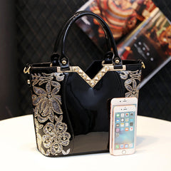 Minimalist All-Match Fashionable Elegant Noble Embroidered Shoulder Bag SHOWLU FASHION STORE