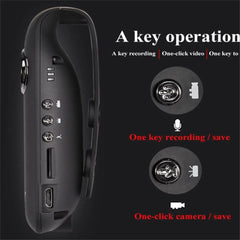 Maroon Hera Tech Accessories USB Plug / Bundle1 Portable Handheld HD 1080p Mini Camera DVR