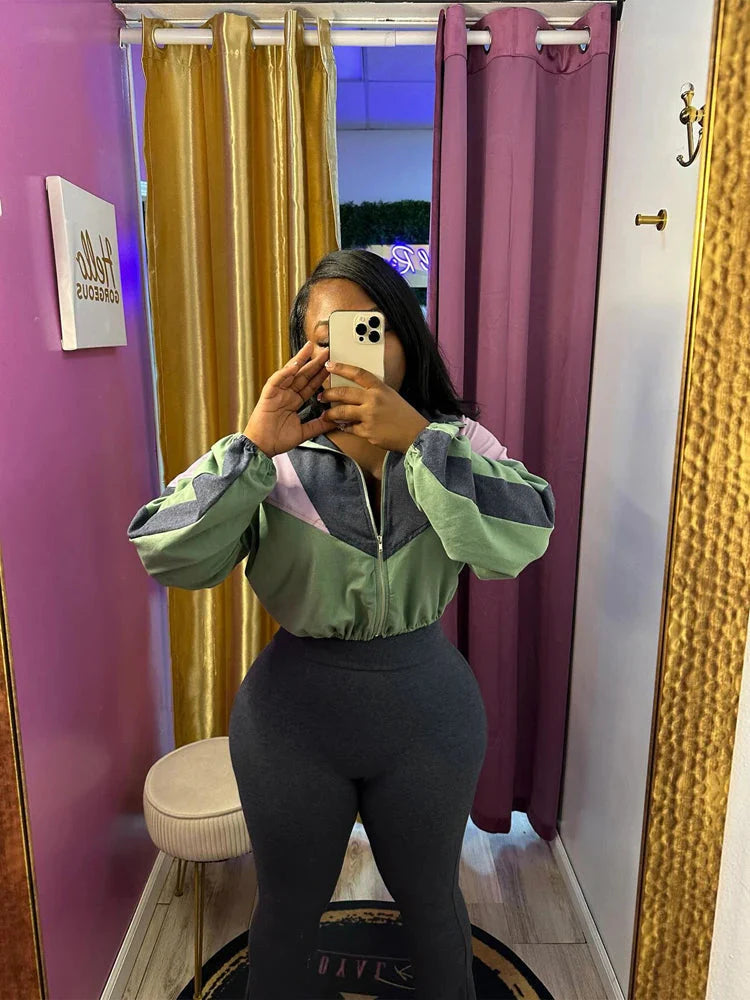 Fall 2024 Women Clothes Two Piece Tracksuits Activewear Sets Clothing 2 Piece Set Women Trending Slim Flare Yoga Pants Suit Set SHOWLU FASHION STORE