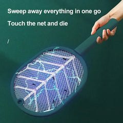 USB Rechargeable Electric Mosquito Swatter Racket
