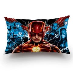 Pillow Covers Cartoon Marvels Super The Flashs Sofa Decorative Home Double-sided Printing Short Plush Cute Cushion Cover