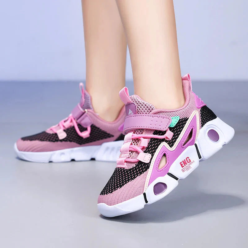 Fashionable Summer Children's Mesh Hollow Casual Shoes Boys' Sports Shoes Breathable, Lightweight, Non slip Tennis Girls' Sports SHOWLU FASHION STORE