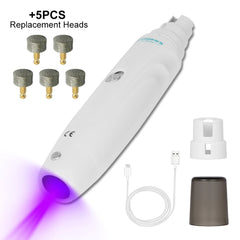 Electric Pet Nail Grinder USB Rechargeable Dog Nail Clippers Elektrische Nail Grinder With Led Light Nail Grooming Trimmer