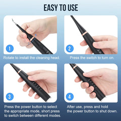 Electric Dental Scaler Oral Irrigator USB Rechargeable Teeth Cleaner