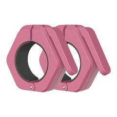 Magnetic Weightlifting Barbell Clamps Hexagon Deadlift Barbell Spin Lock Stable Quick Release Barbell Collars Trap Bar