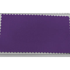 A rectangular fabric swatch in a solid deep purple color with a visible diagonal twill weave.