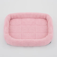 Pet Dog Bed Soft Plush Square Kennel Cat Large Medium Small Dogs Bed Cushion Pet Accessories Cat Dog Sleep Pad House