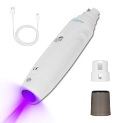 Electric Pet Nail Grinder USB Rechargeable Dog Nail Clippers Elektrische Nail Grinder With Led Light Nail Grooming Trimmer