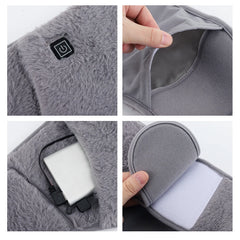 USB Electric Heating Waist Belt Graphene Warm Pad Adjustable