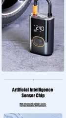 Portable Digital Air Compressor Tire Inflator 12V Wireless