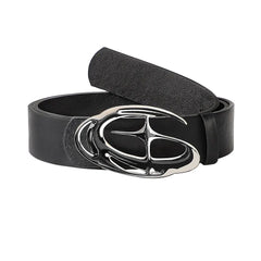 New Stylish Geometric Alloy Needle Buckle Fashion Punk Belt For Men Women - Trendy Accessory for Gift Giving,Neutral Waist Belt