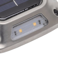 8 LED Solar Ground Light Waterproof IP65 Warm Garden Lamp