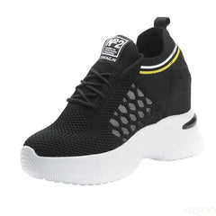 Small Size Spring and Autumn Fashionable Thick Soled Height Increasing Women's Shoes Versatile Casual and Comfortable Dad Shoes