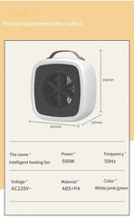 Mini 500W Portable Fan Heater