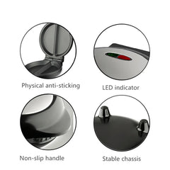 Electric Crepe & Pizza Maker 850W Non-Stick