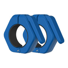 Magnetic Weightlifting Barbell Clamps Hexagon Deadlift Barbell Spin Lock Stable Quick Release Barbell Collars Trap Bar