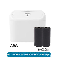 Car Trash Can with Lid
