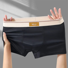 1Pcs Boxer Shorts Milk Silk Men's Underwear Breathable Underpants Breathable Sexy Panties Boxers Mens panties Boxershorts