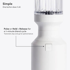 Mighty 850 | Premium Compact Personal Blender | Smoothies, Shakes, Dressings, Sauces | Blends Ice Andfruit | New Xl Vessel |