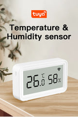 Smart WiFi Temperature Humidity Sensor App Control Zigbee