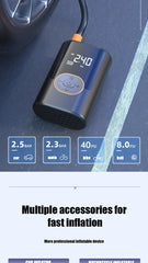 Portable Digital Air Compressor Tire Inflator 12V Wireless