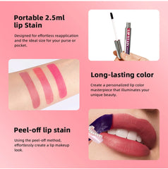 Peel Off Lip Stain Waterproof Lip Tint