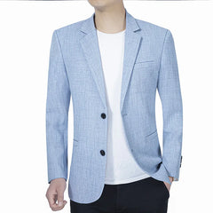 2025 New Men's Suit Jacket Thin Blazers Spring Autumn Solid Business Casual Suit Jacket Men Clothing Blazer Hombre Coats