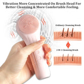 Silicone Facial Cleansing Brush Rechargeable