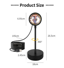 Aesthetic Sunset Projection Lamp