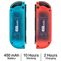 Joy Cons Gamepad For Switch/OLED/Lite Controller Bluetooth Wireless Joystick With Vibration Trubo Wake Up Function