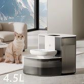 4.5L Smart Dump Pet Water Dispenser Remote Control Automatic Wireless Water Drinker Cat Water Feeder Kitten Heating Fountain
