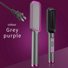 Electric Hair Straightener Comb 220°C Fast Heat