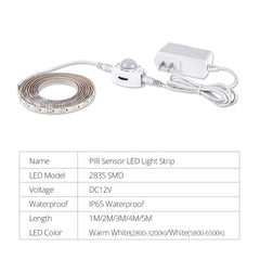 LED Under Bed Motion Sensor Light