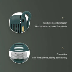 Portable USB Clip Fan 60-Blade