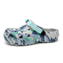 Summer Men Slippers Light EVA Men's Casual Shoes Hole Shoes Clogs Home Garden Outdoor Male Beach Flat Sandals