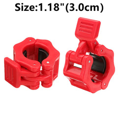 Pair Of Locking 25/50mm Barbell Collar Lock Dumbell Clips Clamp Weight lifting Bar Gym Dumbbell Lock Clamp Spring Clips Fitness