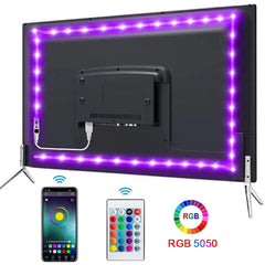 WiFi RGB LED Strip Light 5M Flexible Decorative Tape