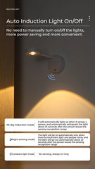 Rechargeable Motion Sensor LED Wall Spotlight