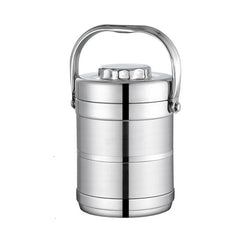 Thickened Stainless Insulated Lunch box 1400ML Steel Food Container Portable Durable Lunch box for Adult Kid Kitchen Accessories